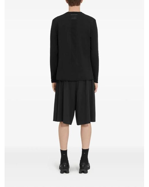 MM6 MAISON MARGIELA X SALOMON Black Mm6 Maison Margiela X Salomon X Salomon Graphic Print Sw for men