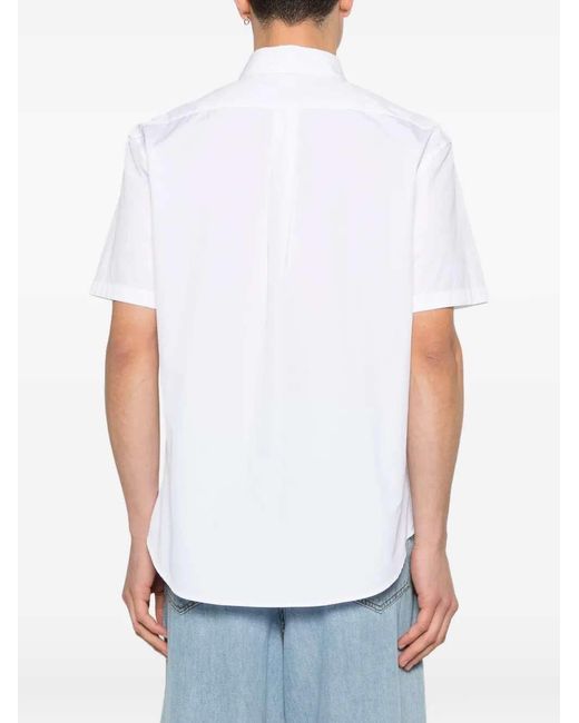 KENZO White Classic Short-Sleeve Shirt for men