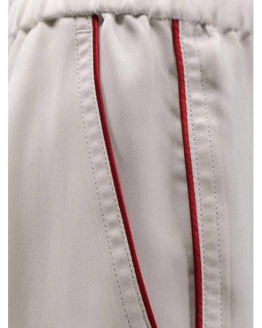 Tom Ford White Silk Trousers