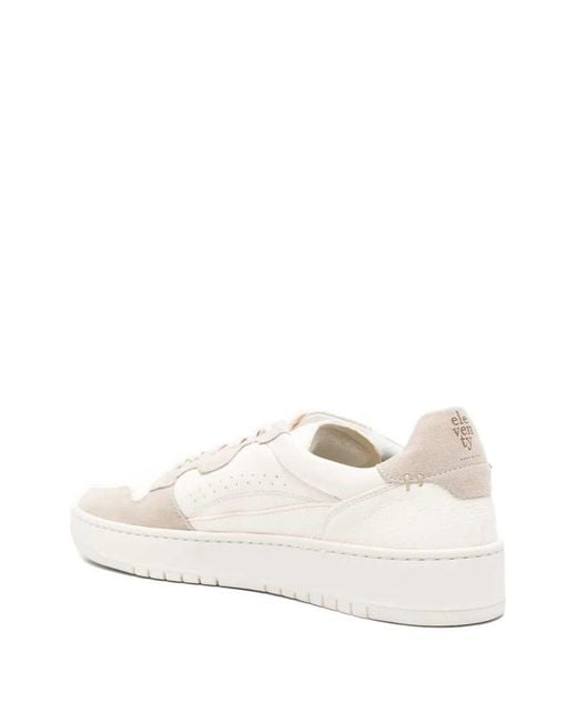 Eleventy White Lace-Up Sneakers for men