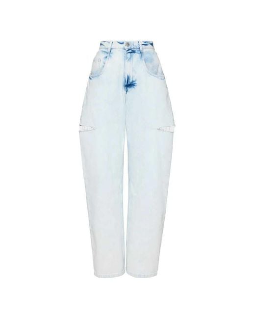 Maison Margiela Blue Straight-Leg Jeans