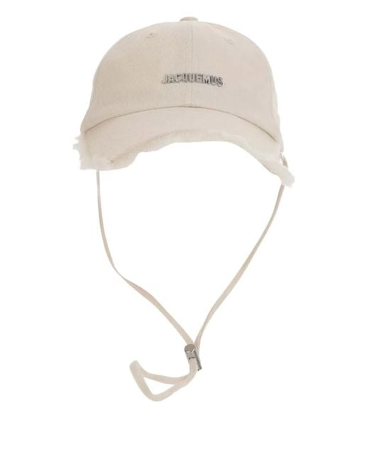Cappello Da Baseball Artichaut Con Orlo Effetto Vissuto-Donna di Jacquemus in White