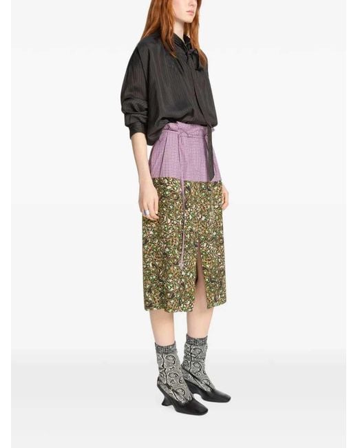 Dries Van Noten Black Cupro Blouse With Drawstring