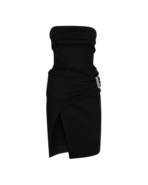 The Attico Black Midi Dress