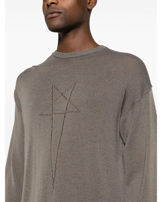 Rick Owens Brown Sweater for men