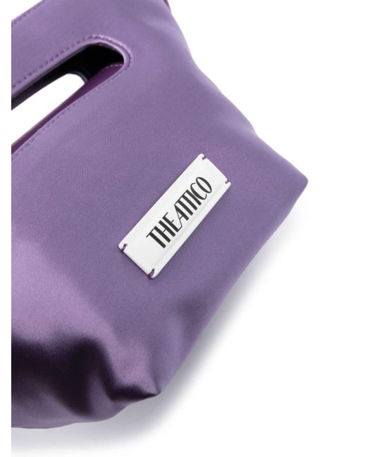 The Attico Purple Via Del Giardini Shoulder Bag