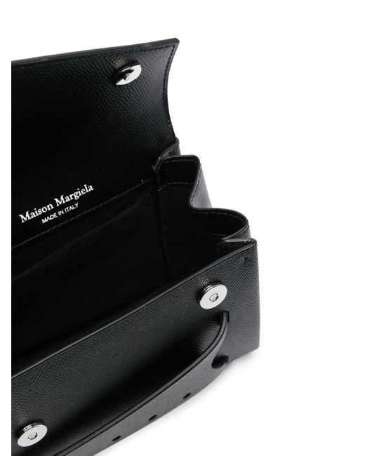Maison Margiela Black Asymmetric Mini Snatched Bag