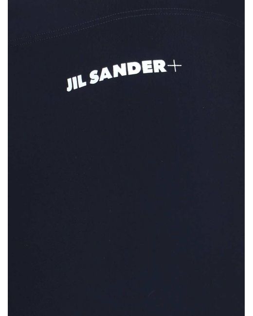 Jil Sander Blue Printed Logo Cycling Shorts