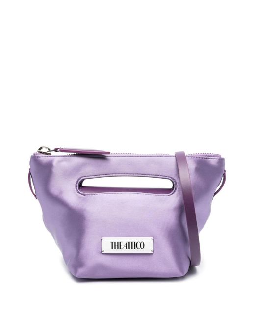 The Attico Purple Via Del Giardini Shoulder Bag