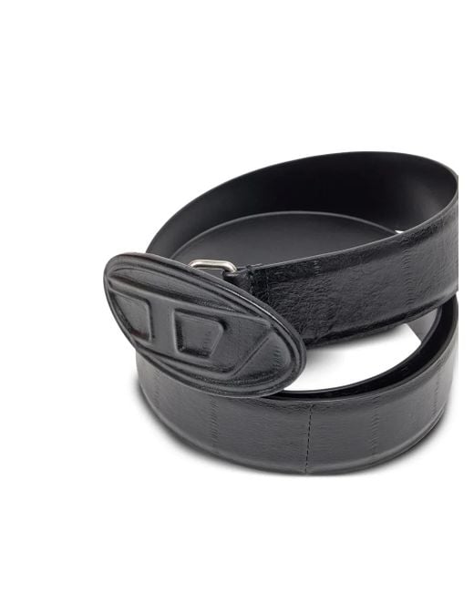 Cintura B-1Dr Embraced di DIESEL in Black da Uomo