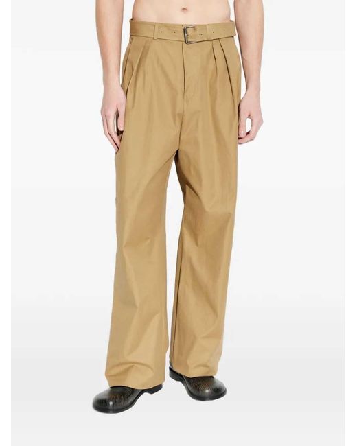 Dries Van Noten Natural "Preaches" Trousers for men