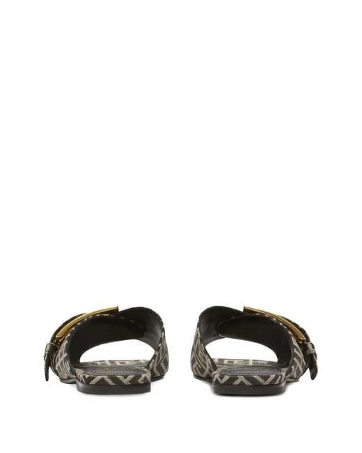 Balmain Multicolor Anthem Monogrammed Sandals