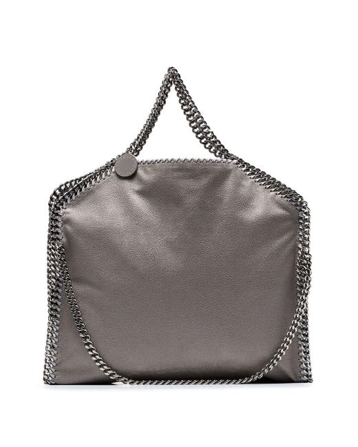 Stella McCartney Gray Falabella Foldover Bag