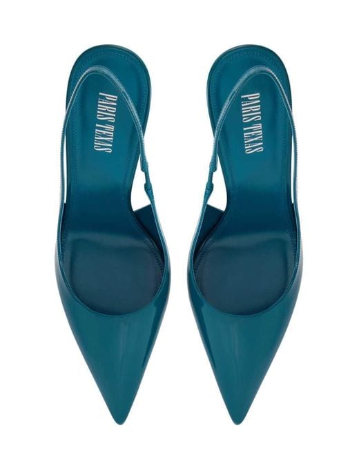 Paris Texas Blue Lidia Slingback