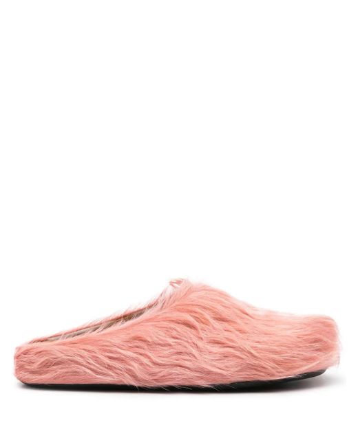 Slippers Fissbett di Marni in Pink da Uomo