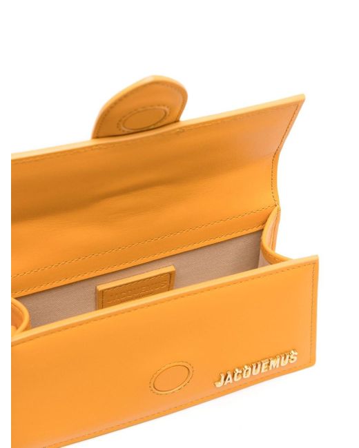 Jacquemus Orange Le Bambino Leather Tote Bag