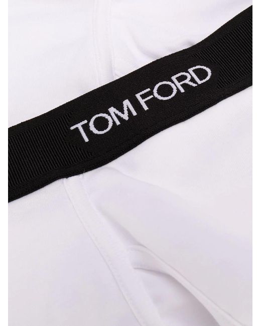 Tom Ford Blue Boxer With Logo Band for men