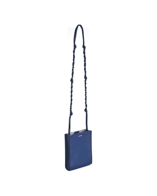 Jil Sander Blue Tangle Sm Shoulder Bag