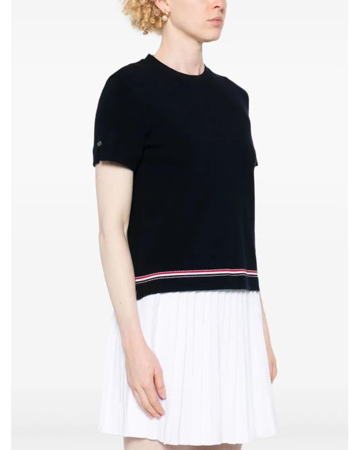Maglione Con Applicazione di Thom Browne in Black