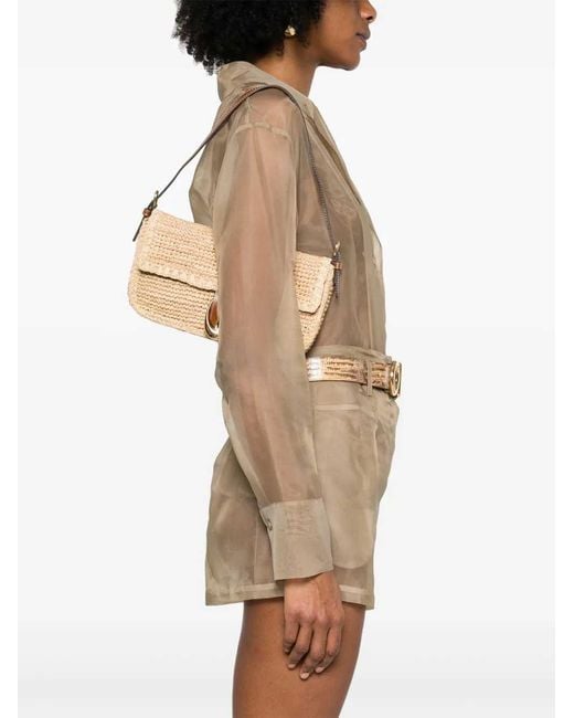 Staud Metallic Harlow Tote Bag