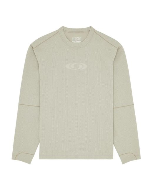 MM6 MAISON MARGIELA X SALOMON White Sweatshirt With Decoration for men