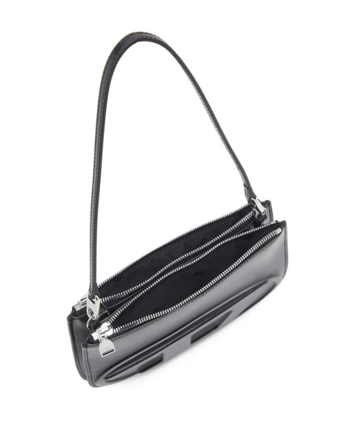 DIESEL Black 1Dr Twin-Double-Pouch Shoulder Bag