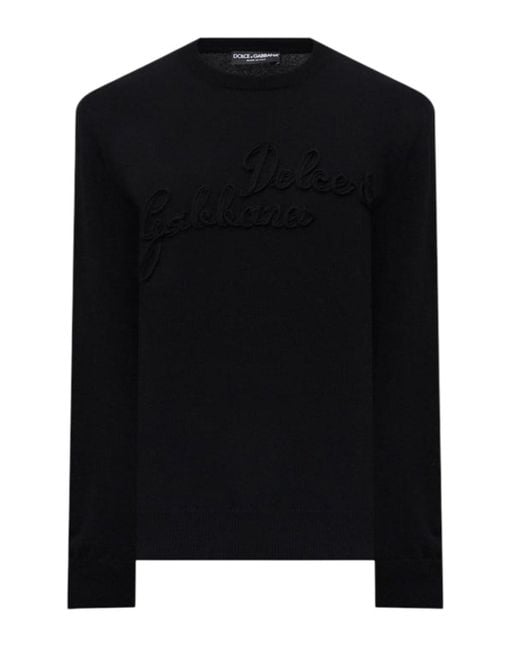 Dolce & Gabbana Black Dolce & Gabbana Maglione for men