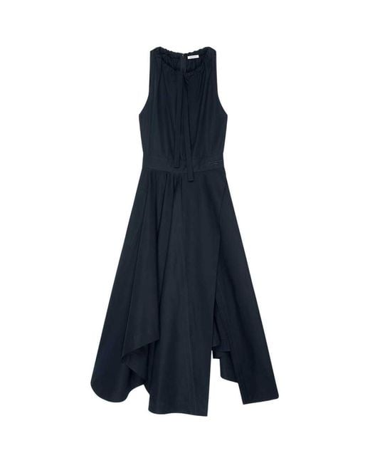 Givenchy Blue Long Asymmetric Dress