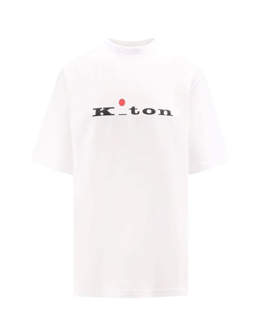 Kiton White T-Shirts for men
