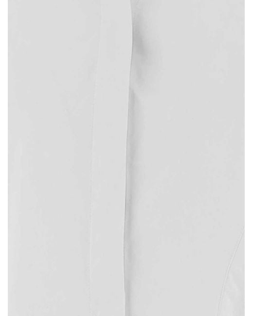 Jacquemus White Structured Top With Deep V-Neckline