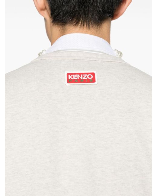 KENZO Gray Lucky Tiger Sweatshirt for men