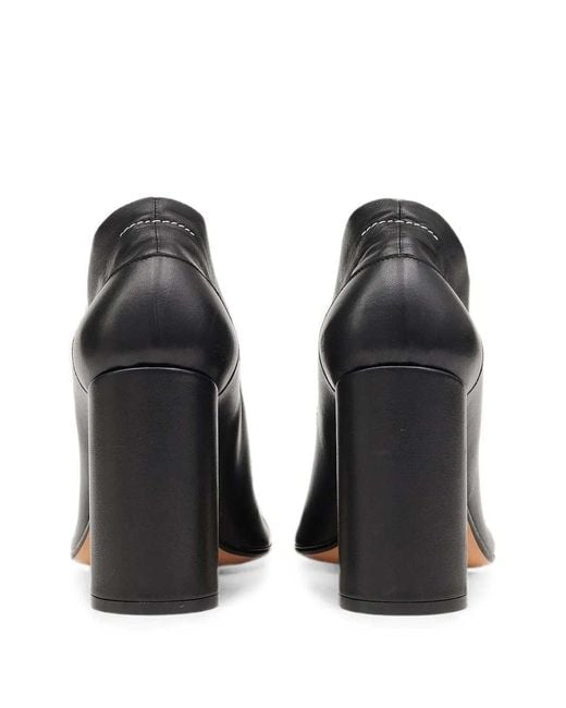 MM6 by Maison Margiela Black Anatomic Court Shoes