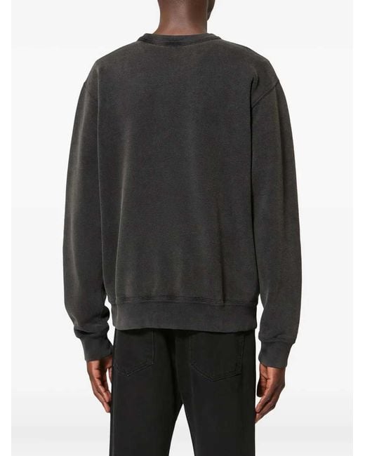 Isabel Marant Black Mikoy Printed Sweatshirt for men