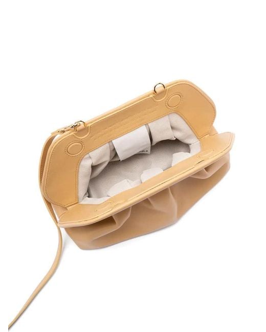 THEMOIRÈ Natural Pochette Media Bios Con Arricciatura