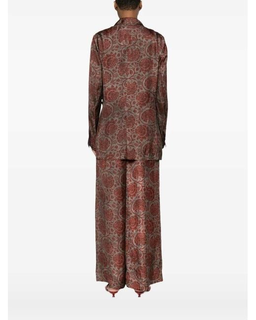 Uma Wang Brown Printed Jacket