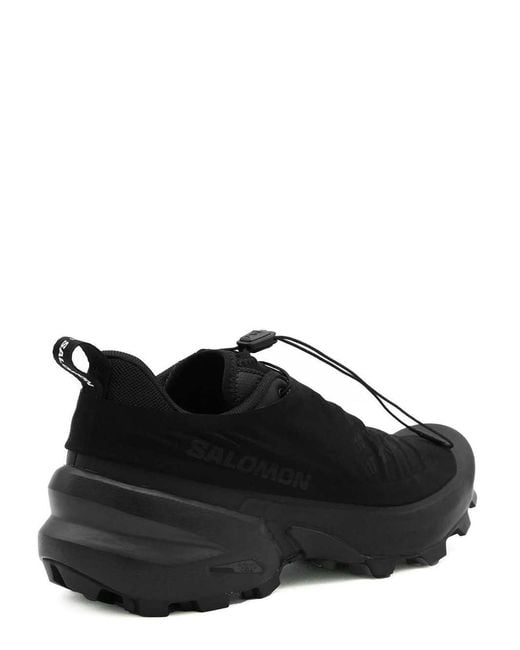 MM6 MAISON MARGIELA X SALOMON Black Mm6 Maison Margiela X Salomon Lace-Up Sneakers for men