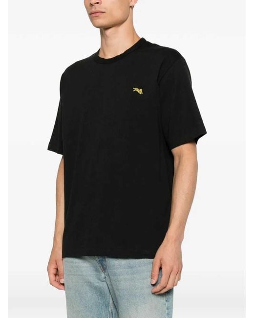 KENZO Black Leaping Tiger Patch T-Shirt for men