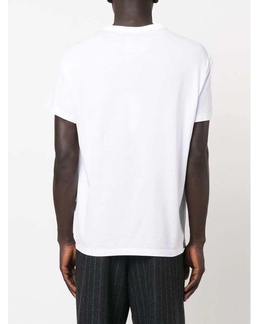Maison Margiela White T-Shirt With Print for men
