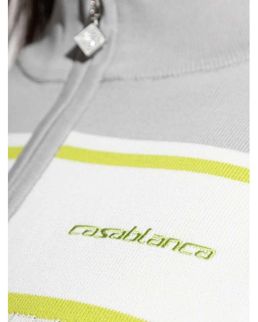 Casablanca White Short Zip-Up Dress