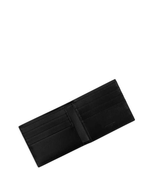 Dolce & Gabbana Black Dolce & Gabbana Calfskin Wallet With Dg Logo for men