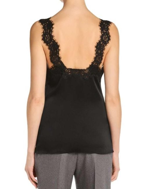 Stella McCartney Blue Lace-Trimmed Top