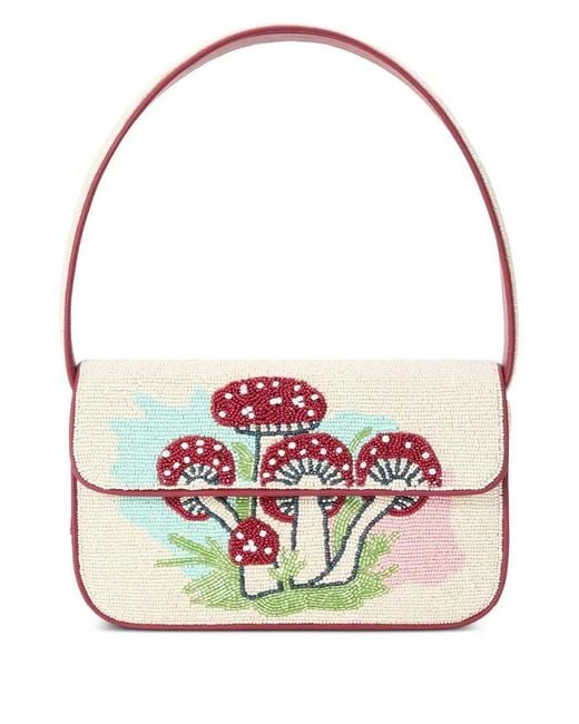 Staud Multicolor Tommy Beaded Crossbody Bag
