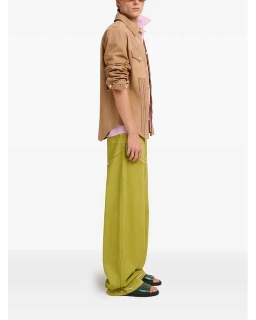 Marni Green Trousers for men