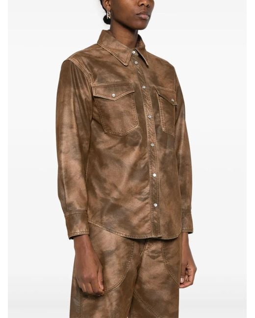Camicia Karima di Isabel Marant in Brown