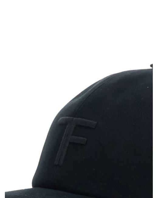 Tom Ford Blue Tf Logo Hat for men