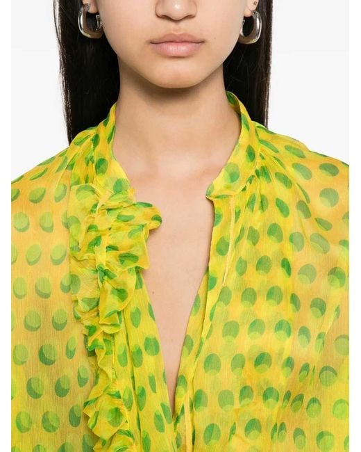 Dries Van Noten Yellow Shirt 02250-Cenver Bis 3094 W.W.Shirt