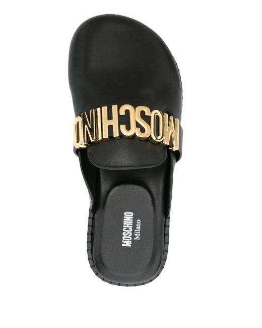 Muli di Moschino in Black