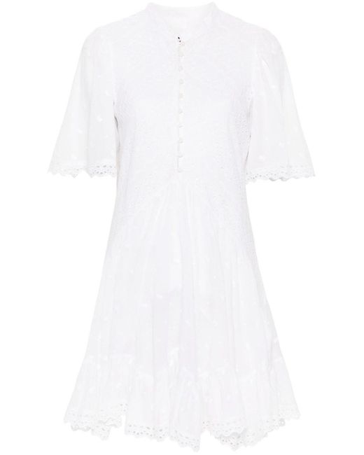 Isabel Marant White Short Slayae Dress