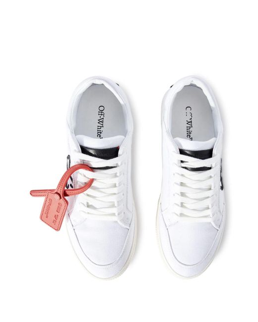 Off-White c/o Virgil Abloh Pink Off- New Low Vulcanized Sneakers