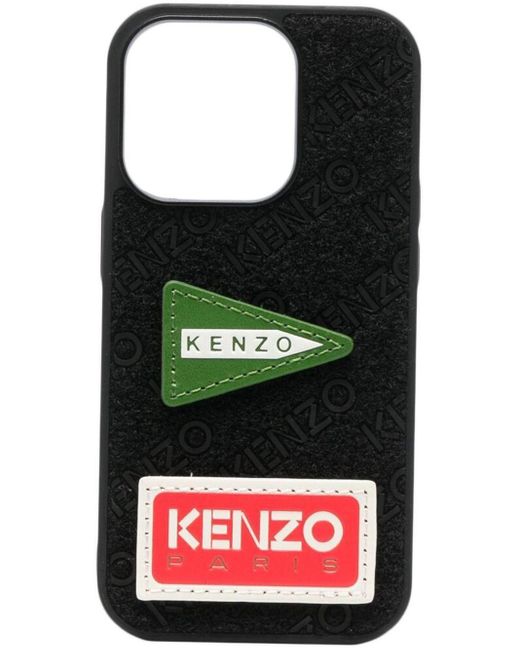 KENZO Black Case For Iphone 14 Pro for men